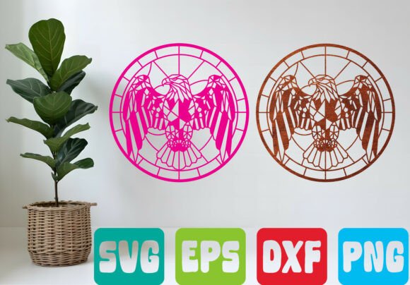 Geometric Eagle Mandala SVG: A Design Asset for Modern Brands
