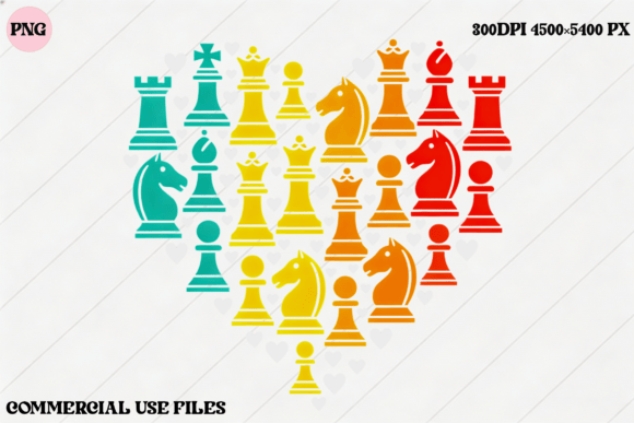 Heart Chess Pieces Love Game Design: A Strategic Creative Asset