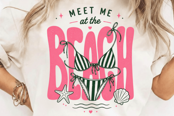 Meet Me at the Beach PNG Design: A Visual Escape for Modern Projects