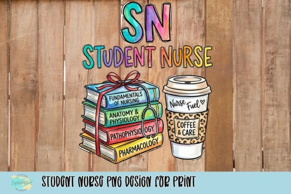Student Nurse PNG Design for Print: A Creative Asset