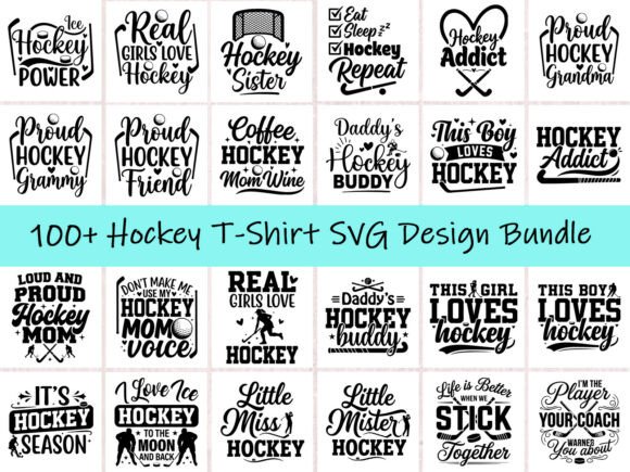 Unlock Creative Potential with 100+ Funny Hockey SVG Designs
